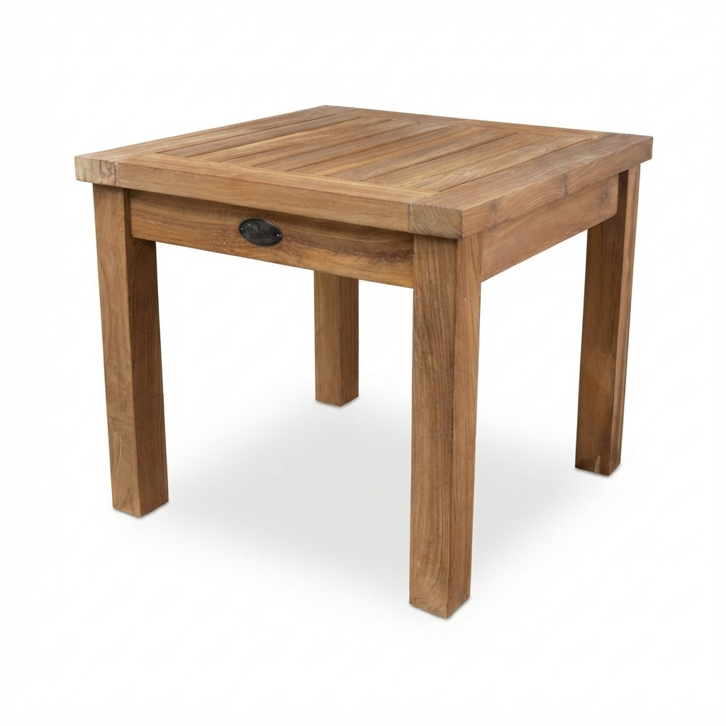 Teak 50 x 50 Coffee Table — studio view