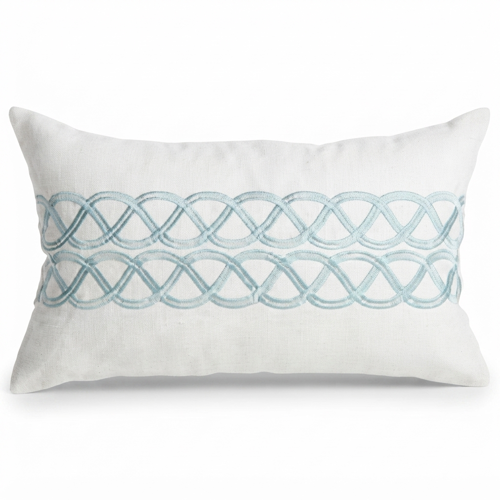 Cape Code Linen - Indoor Cushion (30 x 50) — studio view