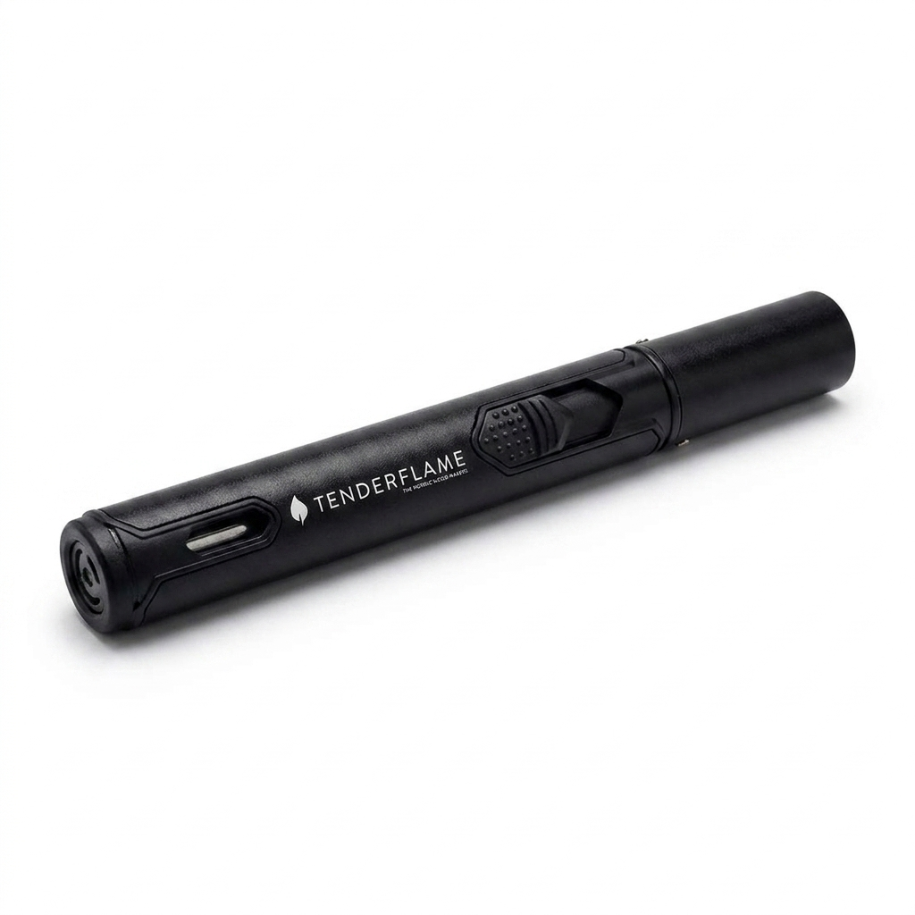 Tenderflame Pen Torch Lighter Black — studio view