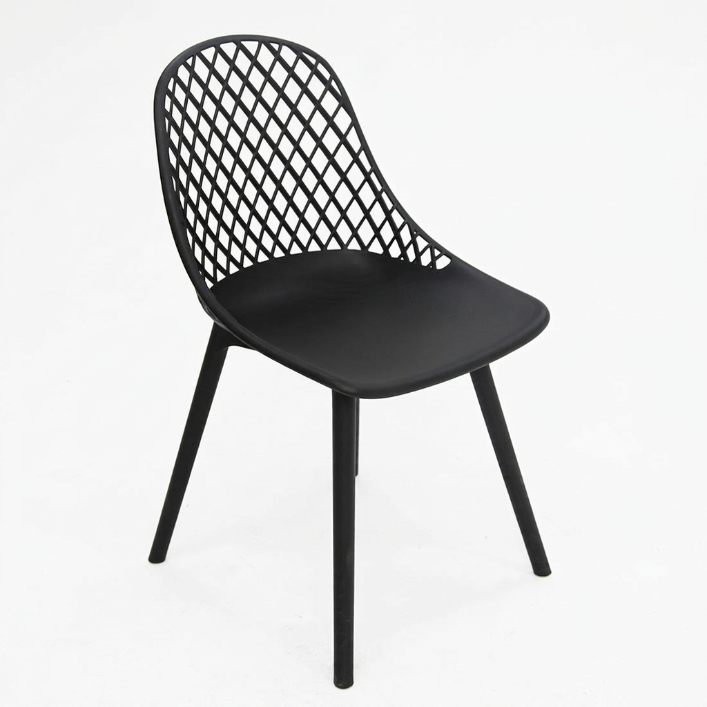 Persia Dining Chair - Black — studio view