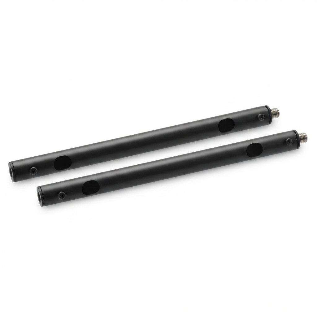 2pc Extension Mount Poles 300mm - Black — studio view