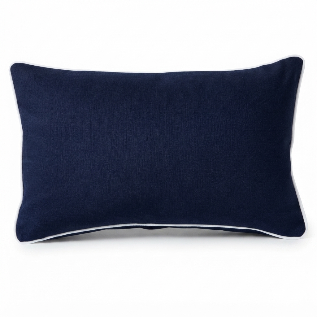 Basic Navy - Indoor Cushion (30 x 50) — studio view