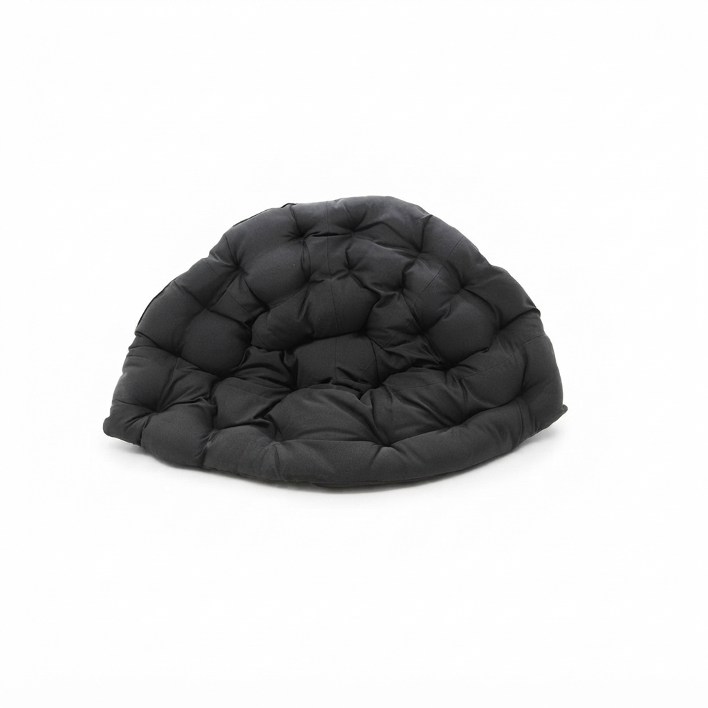 Kakadu Cushion Black — studio view