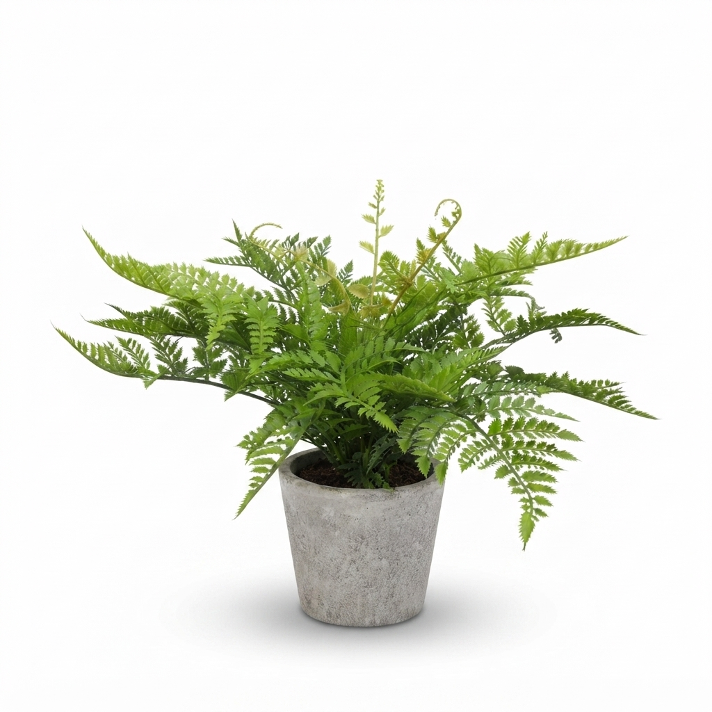 Fern in Pot 36cm — studio view