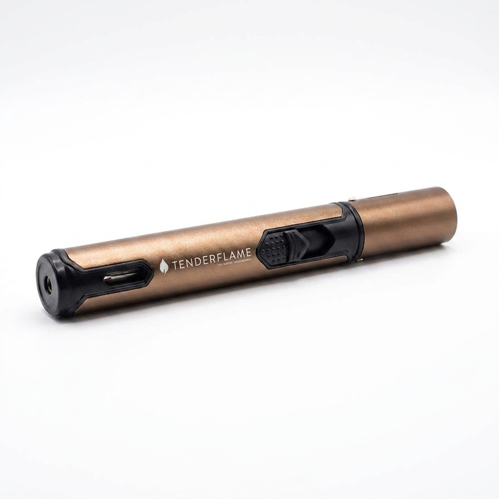Tenderflame Pen Torch Lighter Bronze — studio view