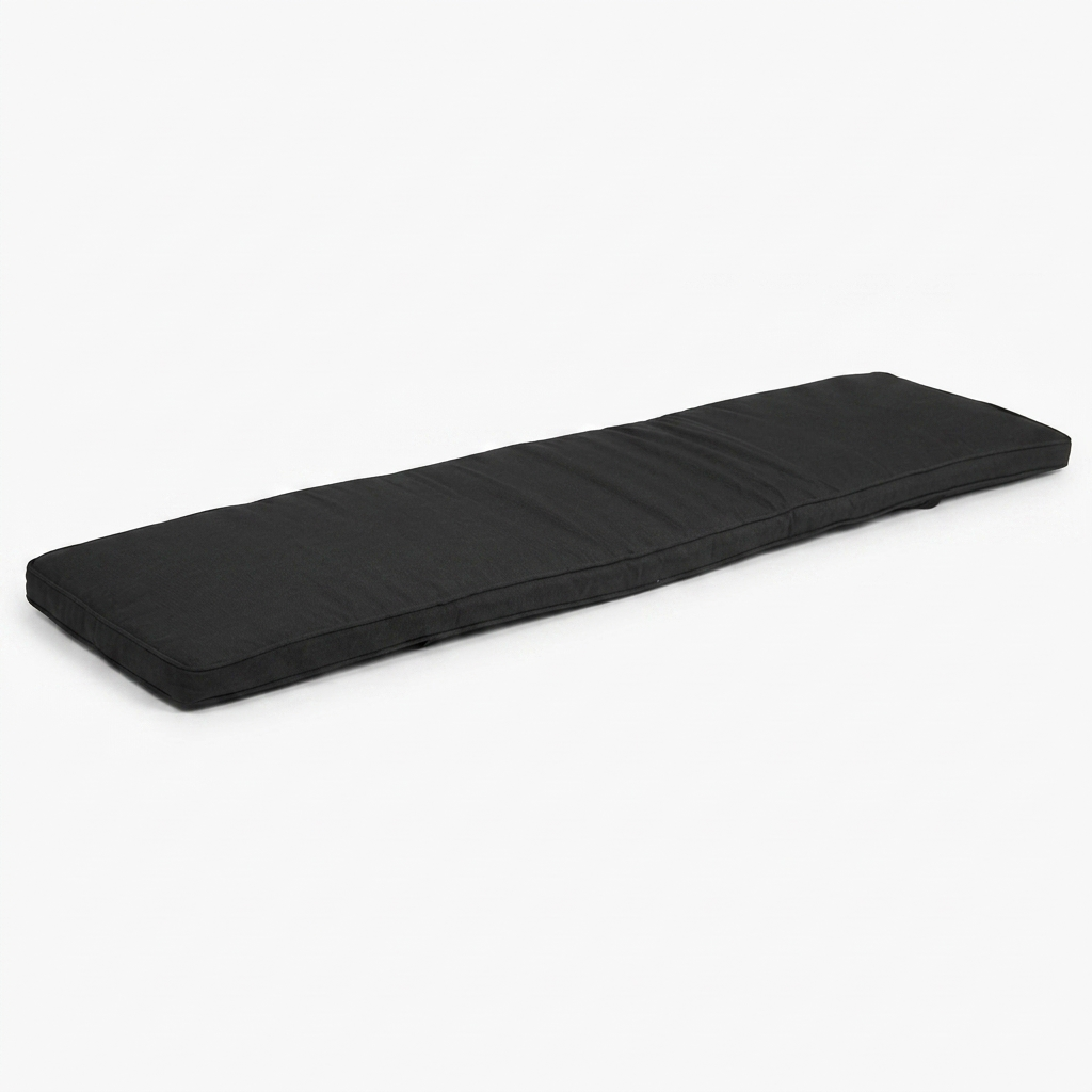 Bench Seat Cushion 195cm - Charcoal — studio view