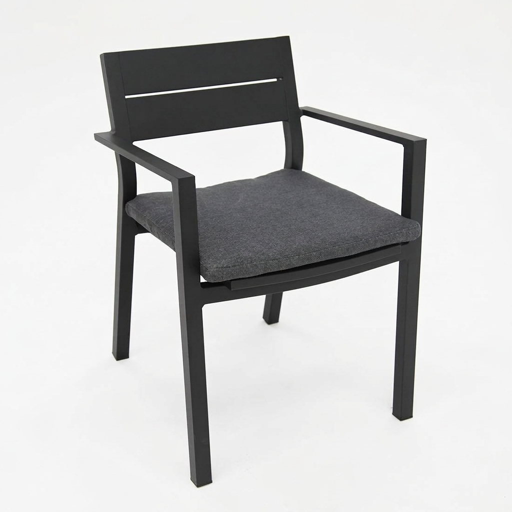 Dallas Dining Chair - Black — studio view