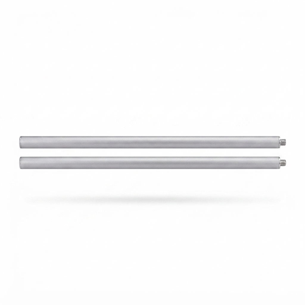 Max Classic Extension Mount Poles 600mm - Silver — front view