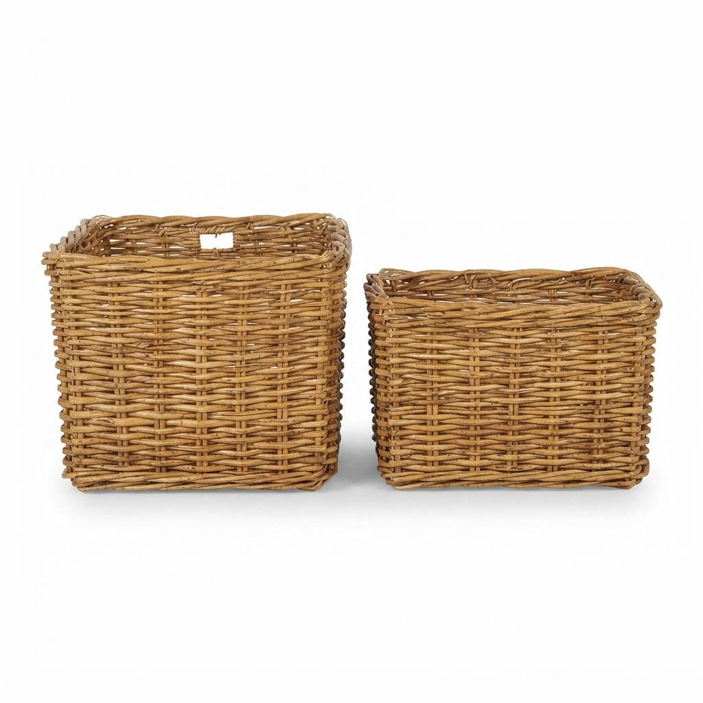 Natural Rattan - Log Storage — front view