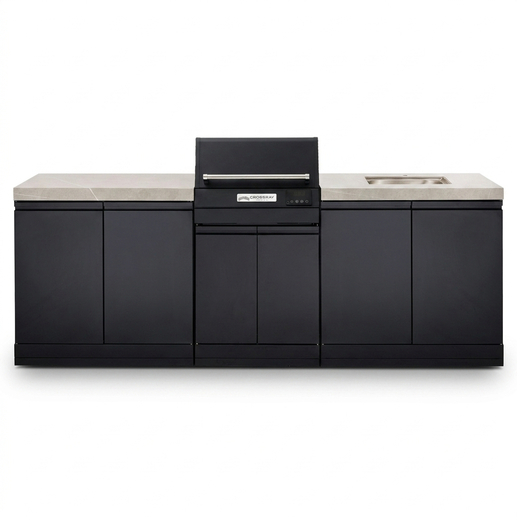 Crossray eXtreme Electric BBQ Outdoor Kitchen TCEK-14 — front view