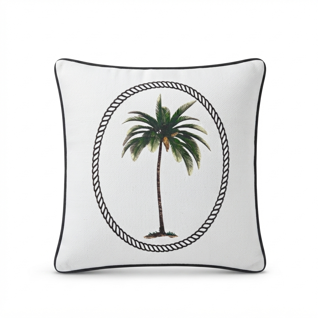 Bahama Palm Royale - Indoor Cushion (50 x 50) — front view
