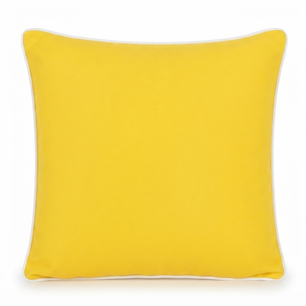 Blazing Yellow 45x45 Outdoor Cushion — front view