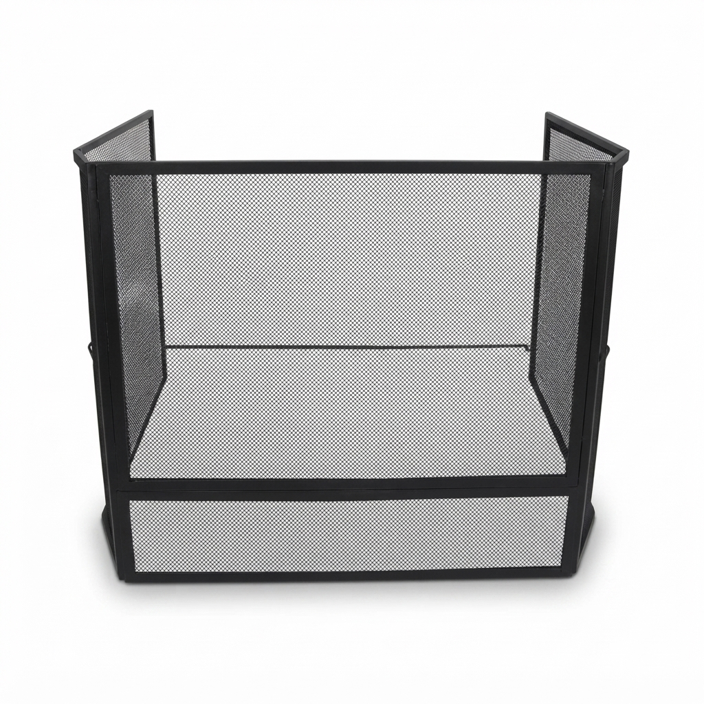 Child Guard Mesh Fire Screen for Woodheaters — front view