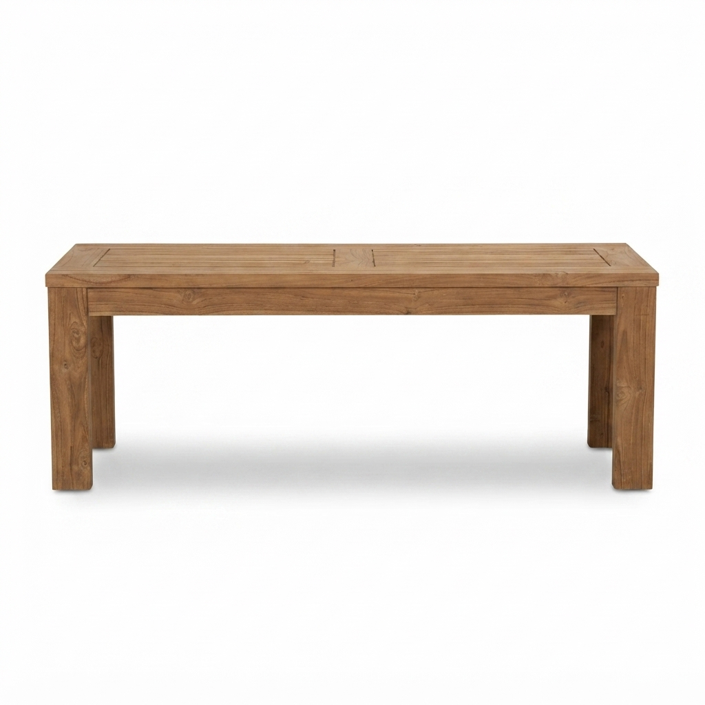 Palmer 160 Teak Bench — front view