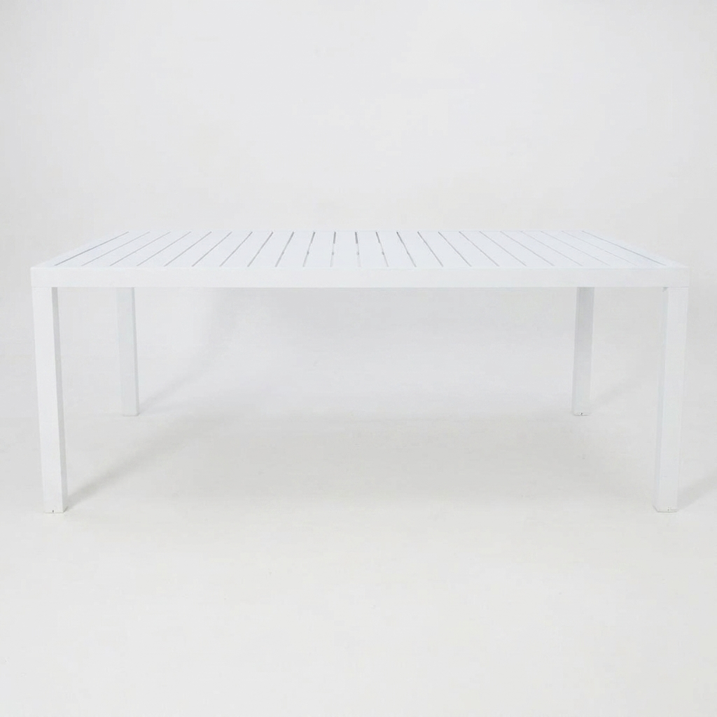 Queensville 11pc Table - White — front view