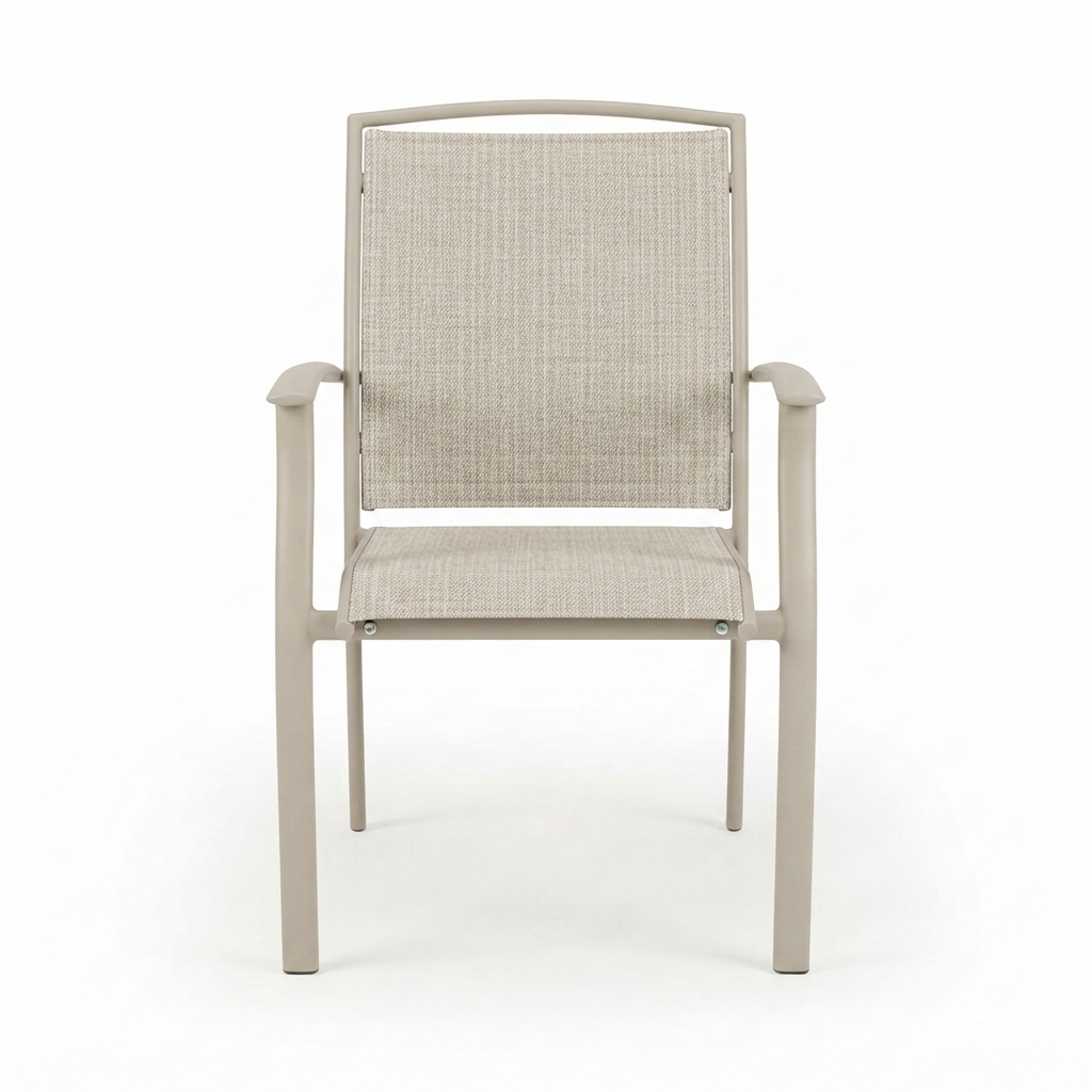 Cállala Bay Dining Chair - Sandstone — front view