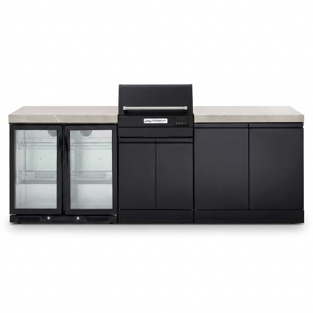 Crossray eXtreme Electric BBQ Outdoor Kitchen TCEK-17 — front view