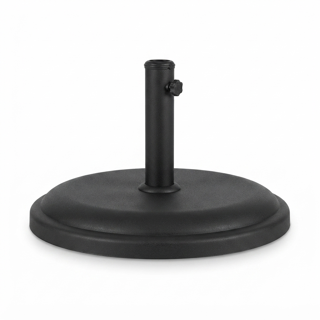 Concrete Umbrella Bases — front view