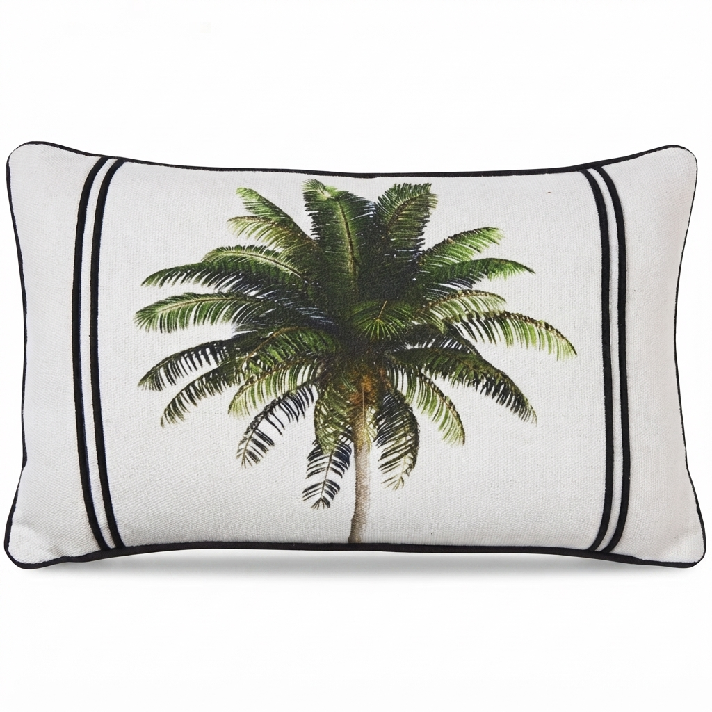 Bahama Palm - Indoor Cushion (30 x 50) — front view