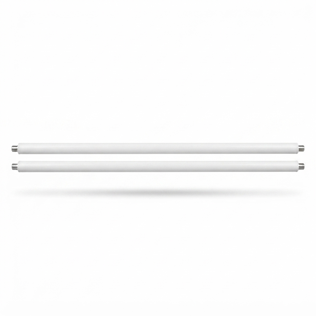 Intense Elegance Extension Poles 900mm - White — front view