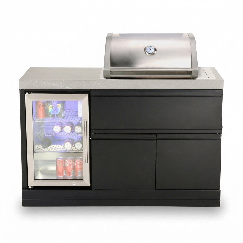 Crossray 2 Burner Gas BBQ Kitchen TC2K-MK1 — front view