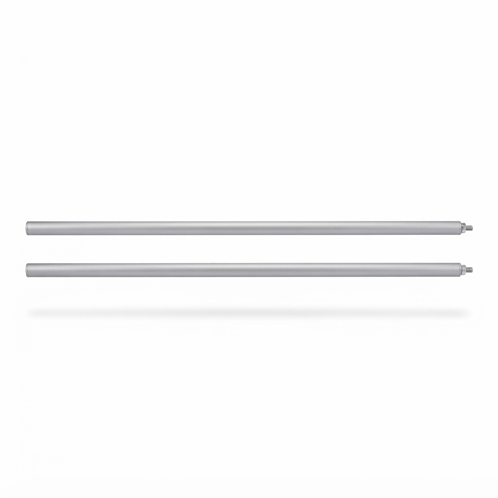 Max Classic Extension Mount Poles 900mm - Silver — front view