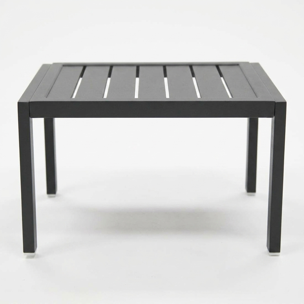 Eaglemont Side Table - Gunmetal — front view