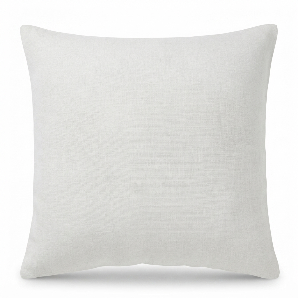 Linen White - Indoor Cushion (50 x 50) — front view