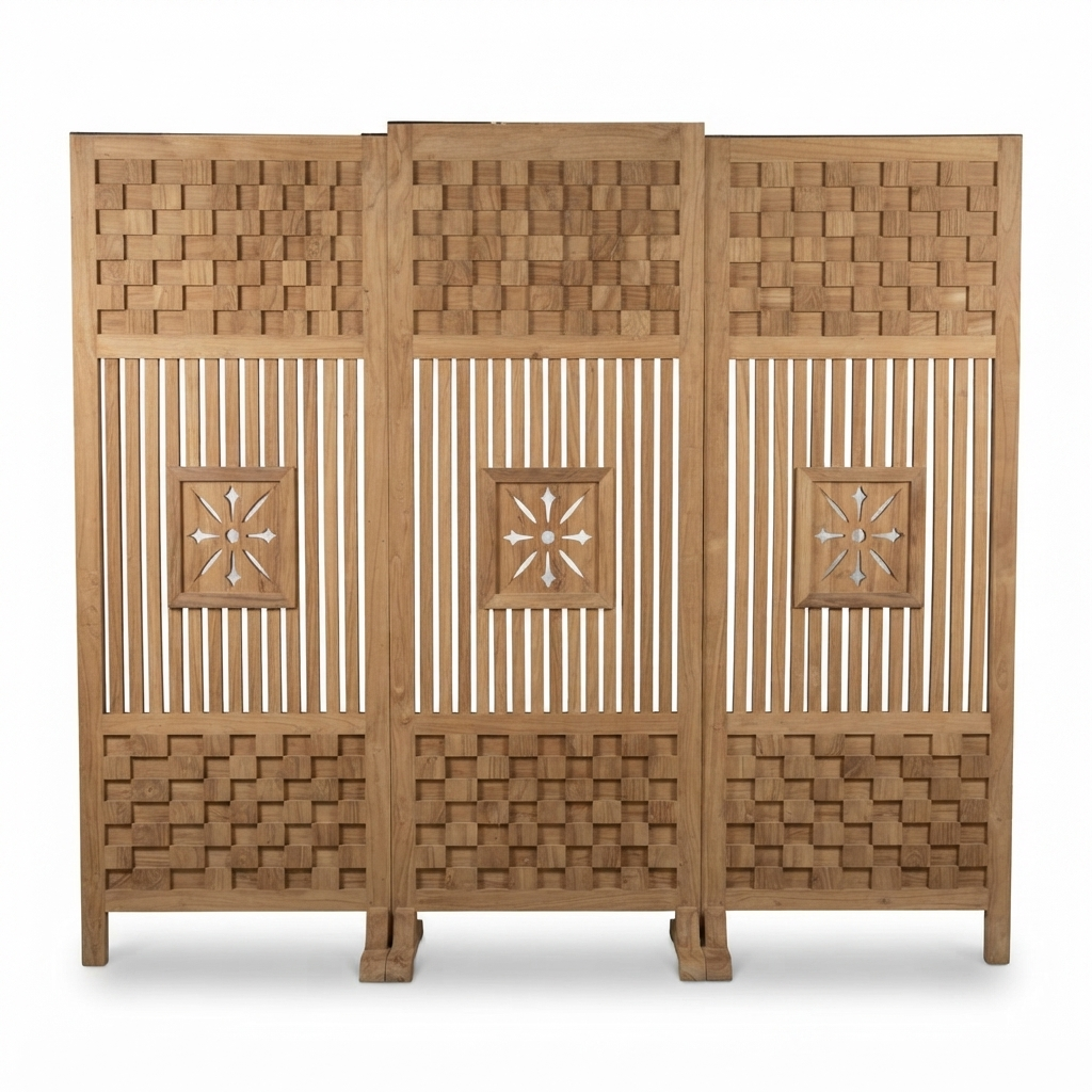 Teak Screen — front view