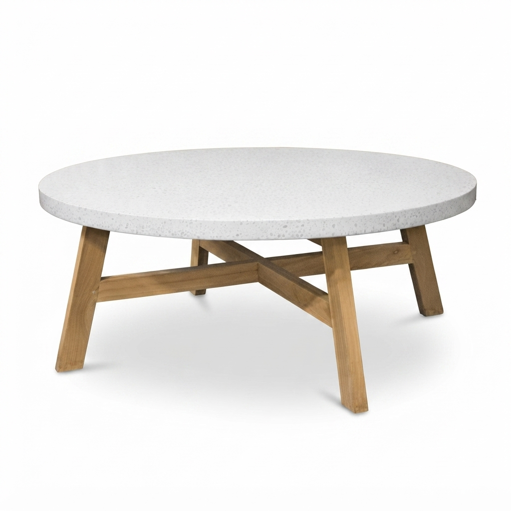 Orlando Teak Coffee Table — front view