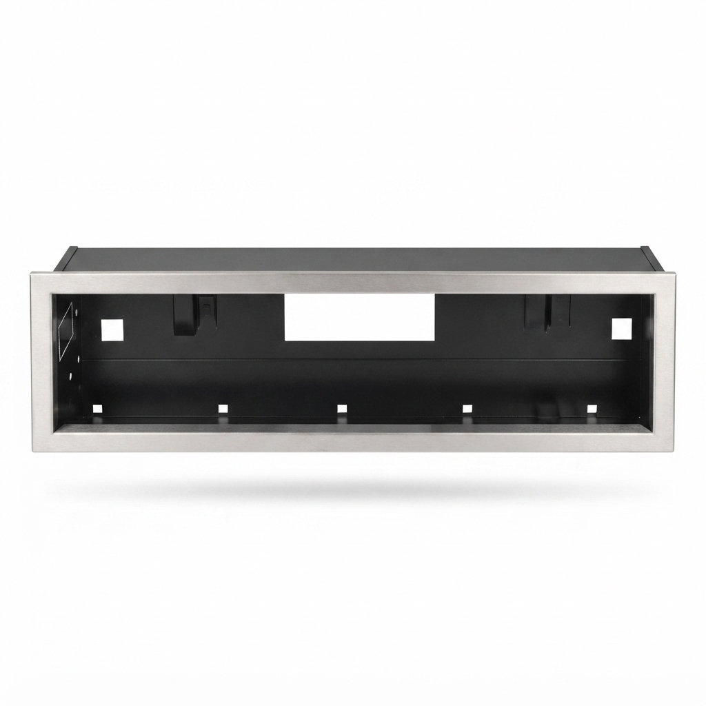 Flush Mount Enclosure for Max 2400W - White — front view