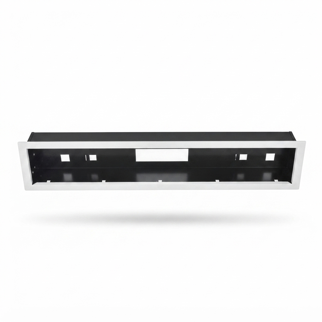 Flush Mount Enclosure for Intense 3200W - White — front view