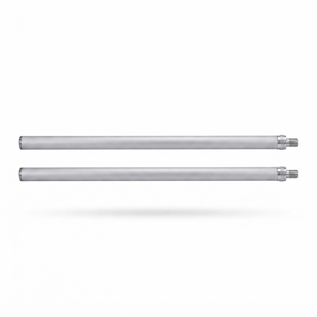 Max Classic Extension Mount Poles 1200mm - Silver — front view