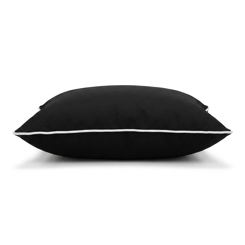Midnight Outdoor Cushion 45x45cm — side view