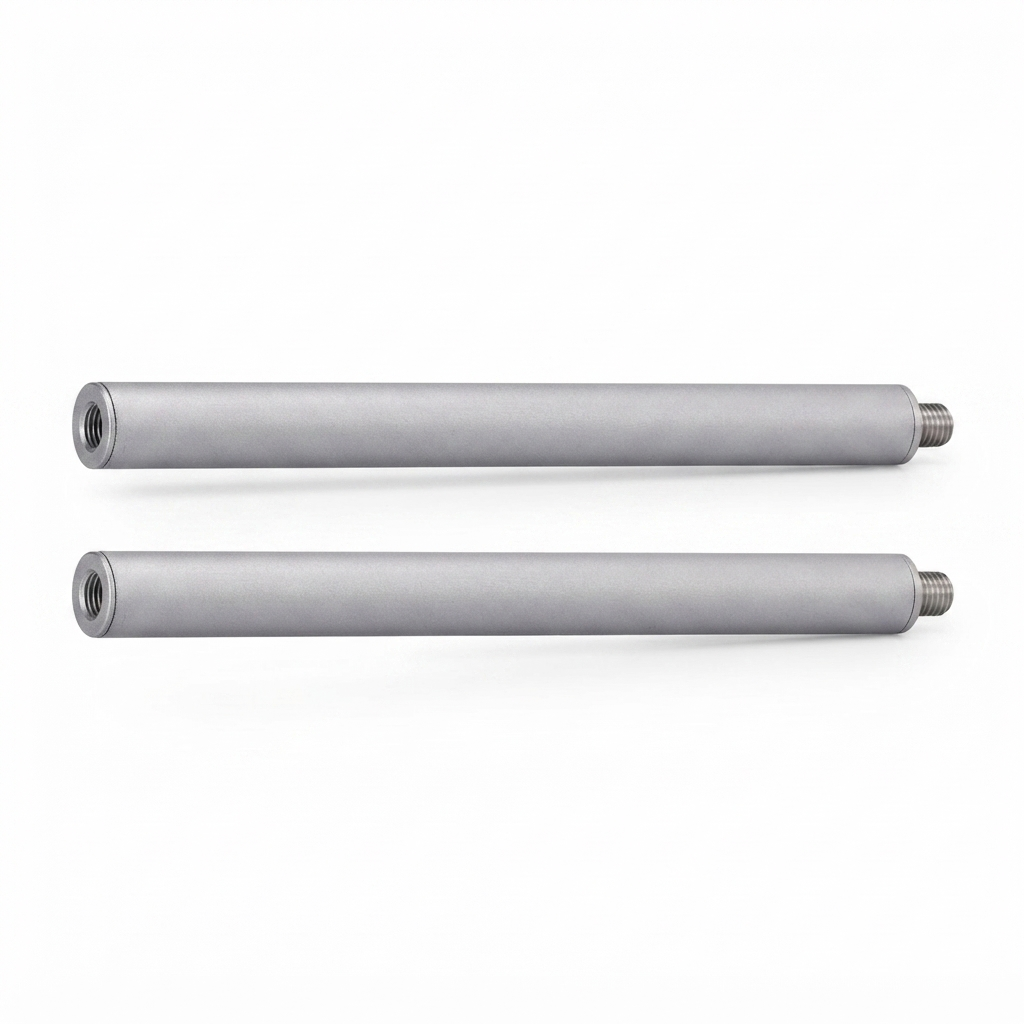 Max Classic Extension Mount Poles 600mm - Silver — side view