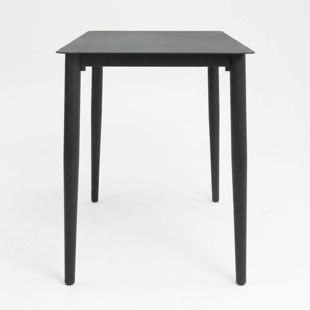 Palma 145cm Bar - Black — side view