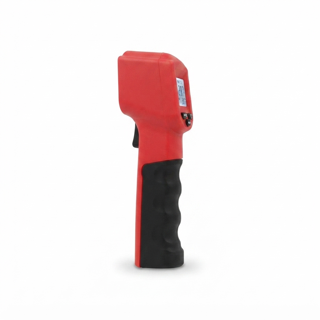 Buschbeck Digital LCD Infrared Thermometer — side view