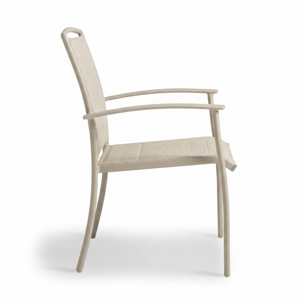Cállala Bay Dining Chair - Sandstone — side view