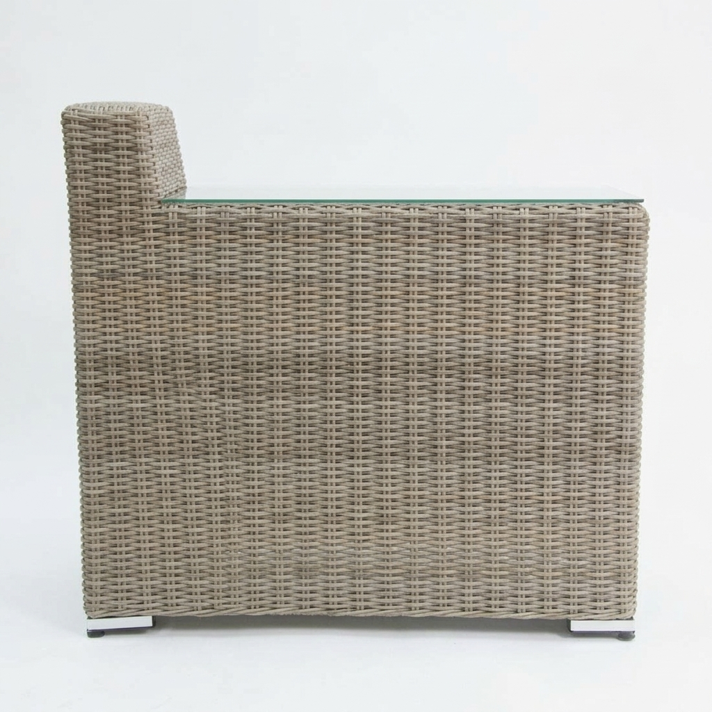 Amani Centre Table - Driftwood — side view