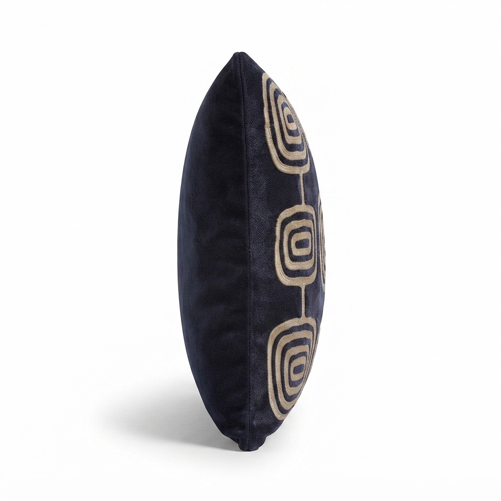 Midnight Mirage - Indoor Cushion (50 x 50) — side view
