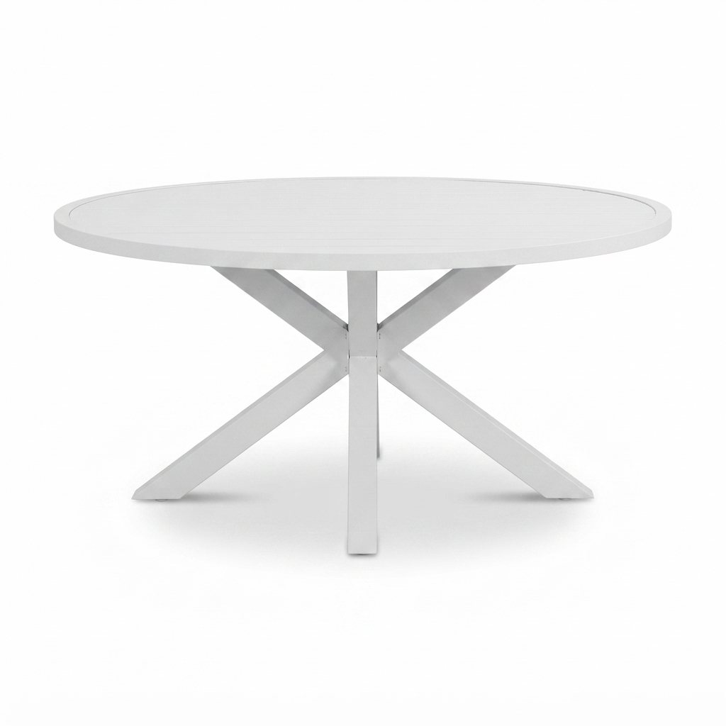 Mudgee 173cm Round Dining Table — side view