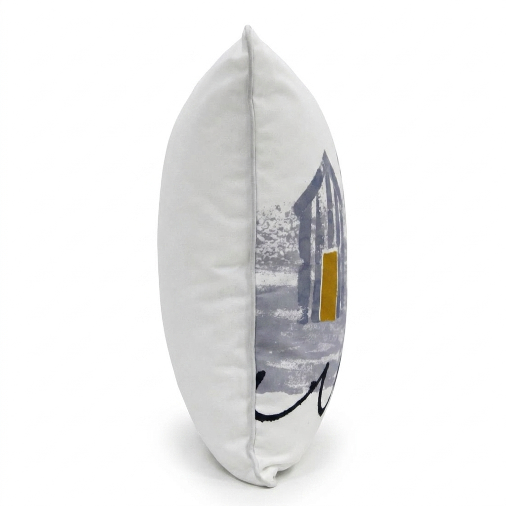 Shoreline Outdoor Cushion 45x45 — side view