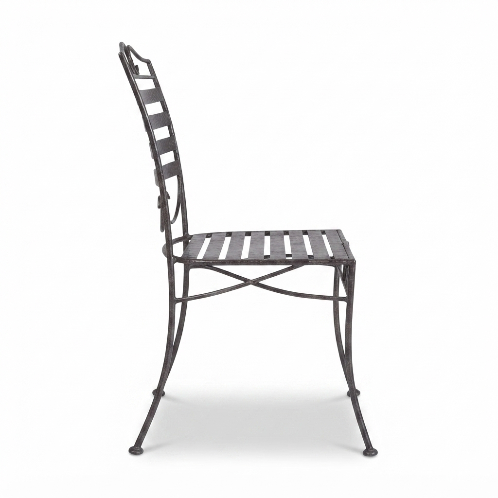 Barcelona chair — side view