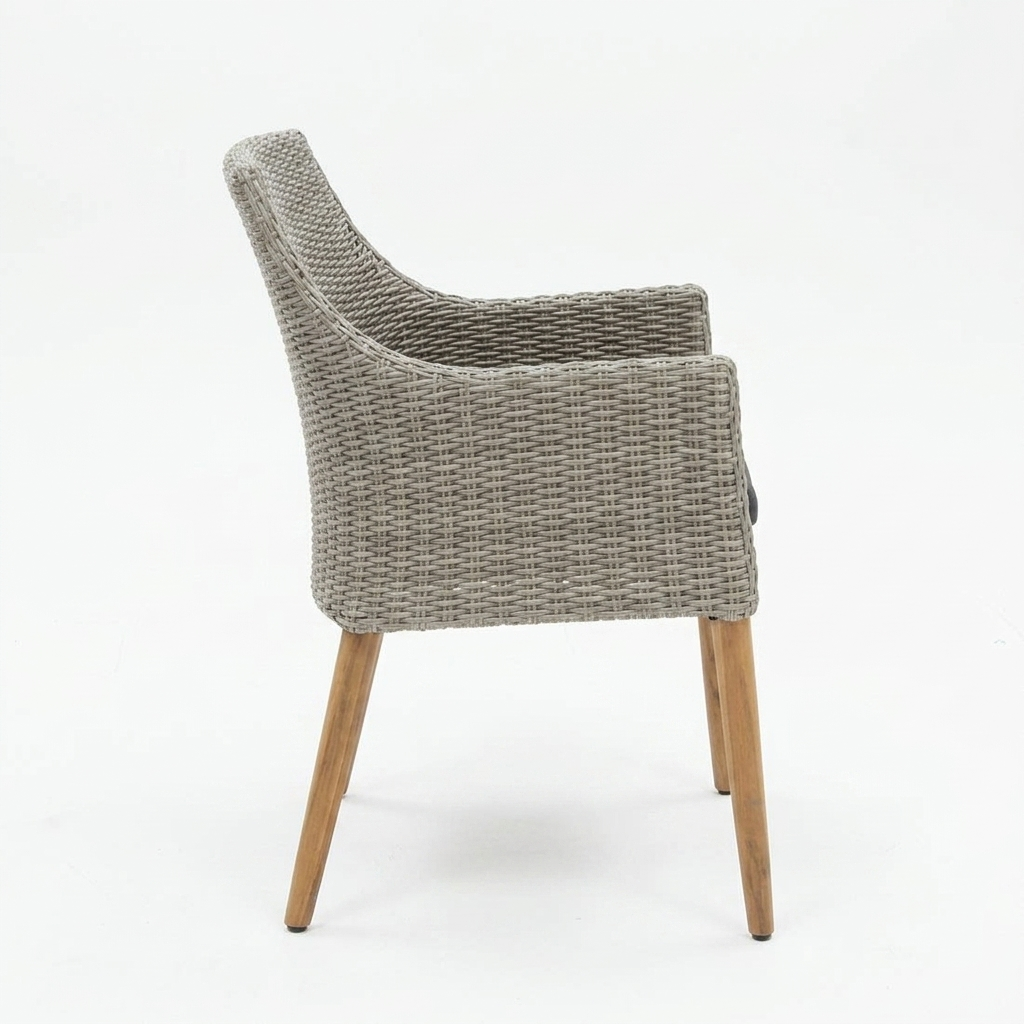 Faro Dining Chair - Kobo Grey — side view