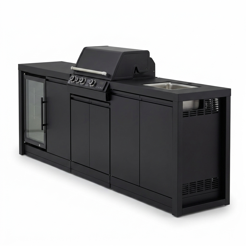 Crossray eXtreme Electric BBQ Outdoor Kitchen TCEK-10 — side view