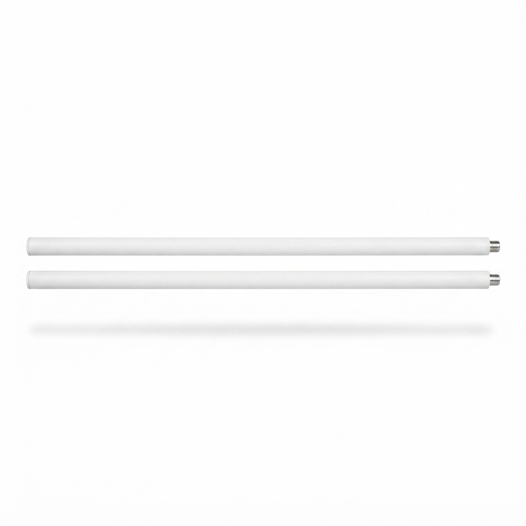 Intense Elegance Extension Poles 1200mm - White — side view