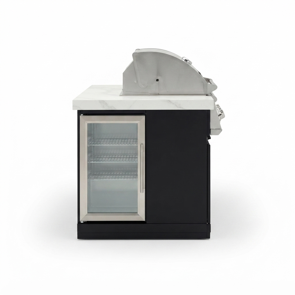 Crossray 4-Burner BBQ Outdoor Kitchen TC4KP-13 — side view