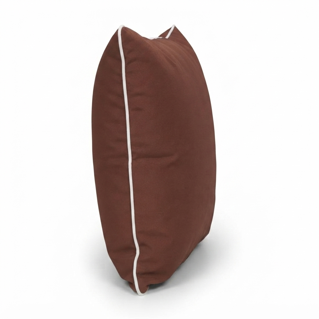 Orange Rust Outdoor Cushion 45cm — side view