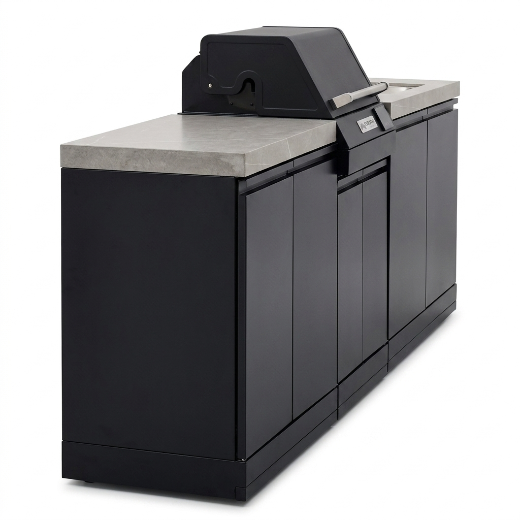 Crossray eXtreme Electric BBQ Outdoor Kitchen TCEK-14 — side view