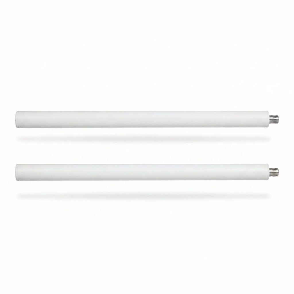 Intense Elegance Extension Poles 600mm - White — side view
